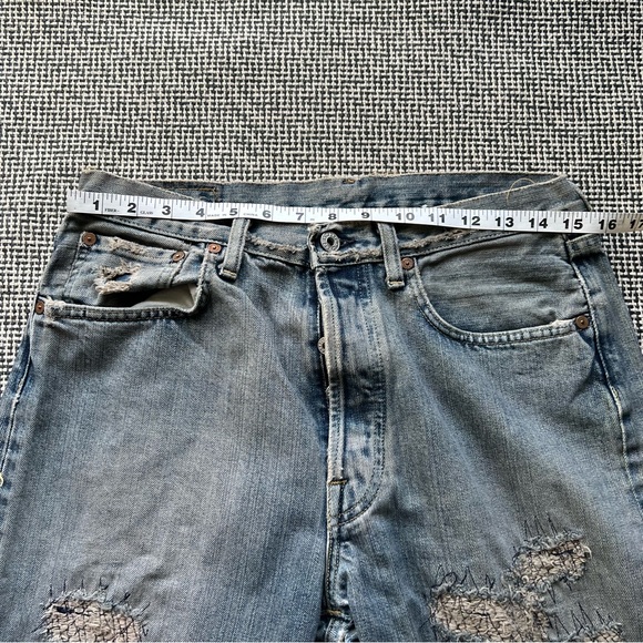 Vintage Distressed Denim Replay Jeans Denim - Picture 8 of 14